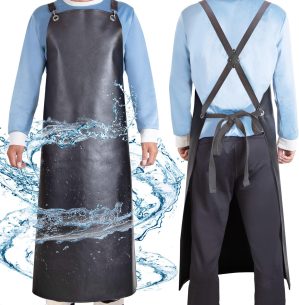 SHEOMERN Waterproof Rubber Apron, A...