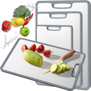 Titanium Chopping Board 3-Piece Set...