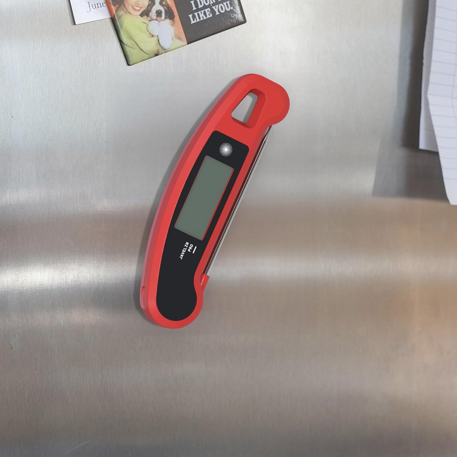Lavatools PX1D Javelin PRO Duo Ultra Fast Professional Digital Instant Read Meat Thermometer for Grill and Cooking, 110cm Probe, Auto-Rotating Backlit Display, Splash Resistant – Wasabi - Image 5