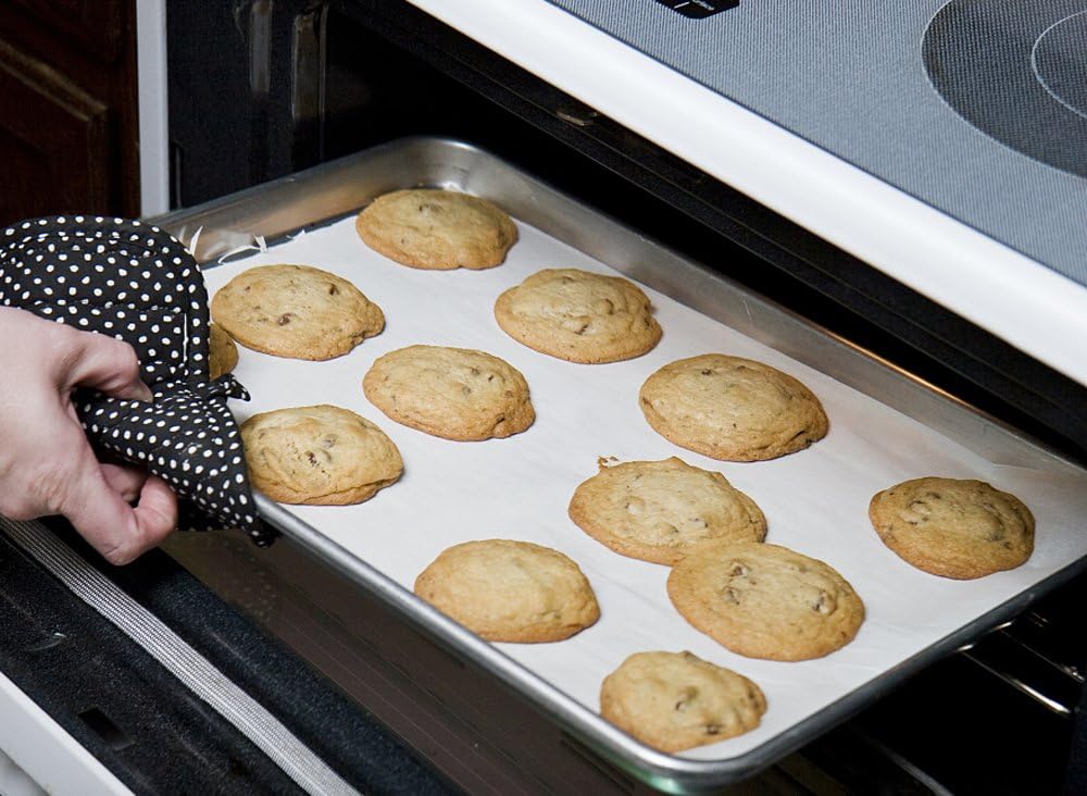 HaWare Baking Tray Set of 2, Stainless Steel Oven Tray– Large Cookie Sheet Pan for Baking Cooking Serving - 40 x 30 x 2.5 cm, Healthy & Non Toxic, Easy Clean & Dishwasher Safe - Image 7