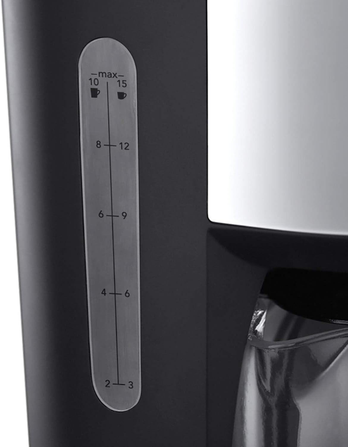 Russell Hobbs Buckingham Filter Coffee Machine, 1.25L Carafe/10 Cups, 1-4 Cup Brewing Option, Fast Brew, 24hr Timer, 40min Keep Warm, Pause & Pour, Washable Filter, Auto Clean, 1000W, 20680 - Image 7