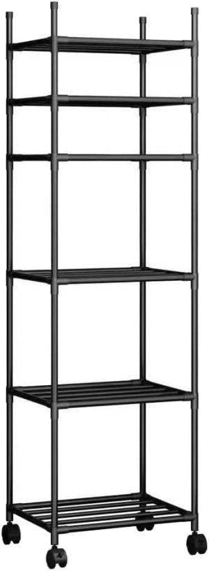 Black Shelving Unit, 42 x 32 x 165 ...