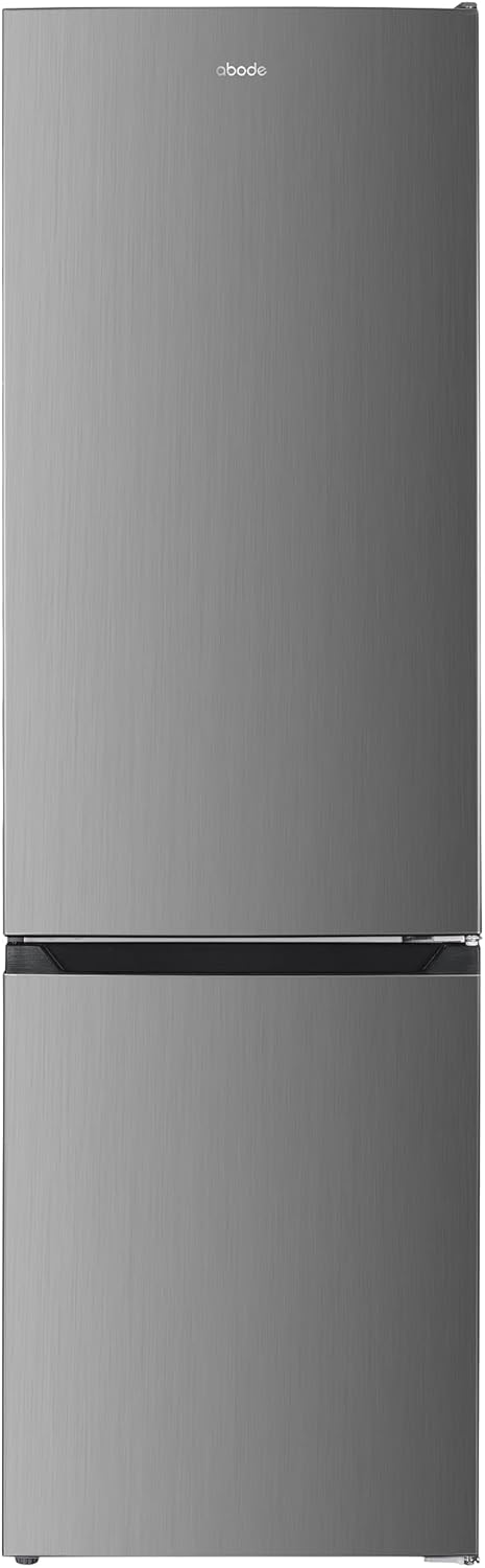Abode Fridge Freezer 262 Litre Freestanding with Reversible Door, Adjustable Thermostat & Feet 70/30, 180cm High & 55cm Wide, LED Light, Stainless Steel A180FF552E1SS - Image 2
