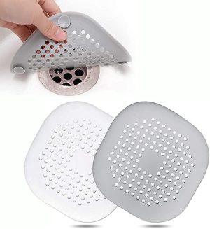 2 Pcs Silicone Drain Protector with...