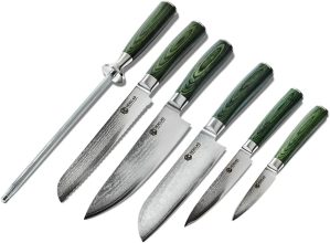 HexClad Essential Knife Set, 6-Piec...
