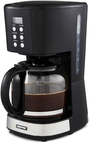 GEEPAS 1.5L Filter Coffee Machine |...