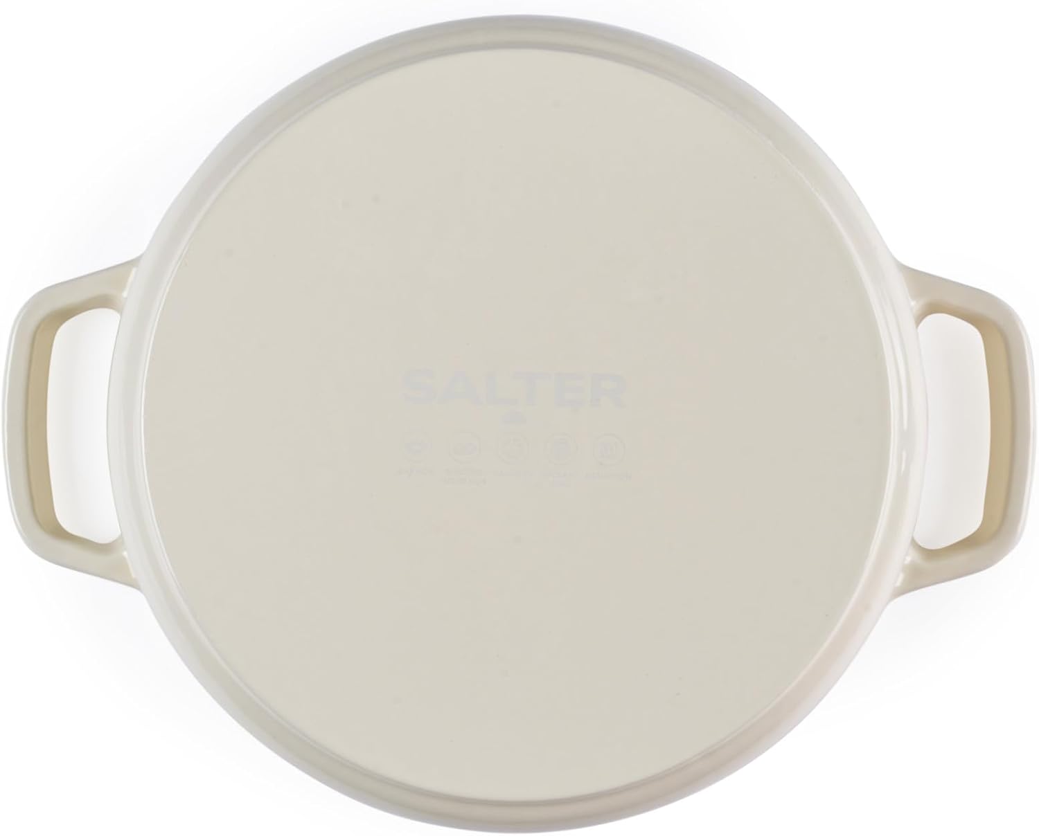 Salter Chester 24cm Cast Iron Casserole Pot – Self-Basting Lid, Dutch Oven/Stock Pot, Enamel Coated Cast Iron, Oven Safe, Suitable for All Hob Types Including Induction, 3.4L Cap., PFAS-Free, Cream - Image 12