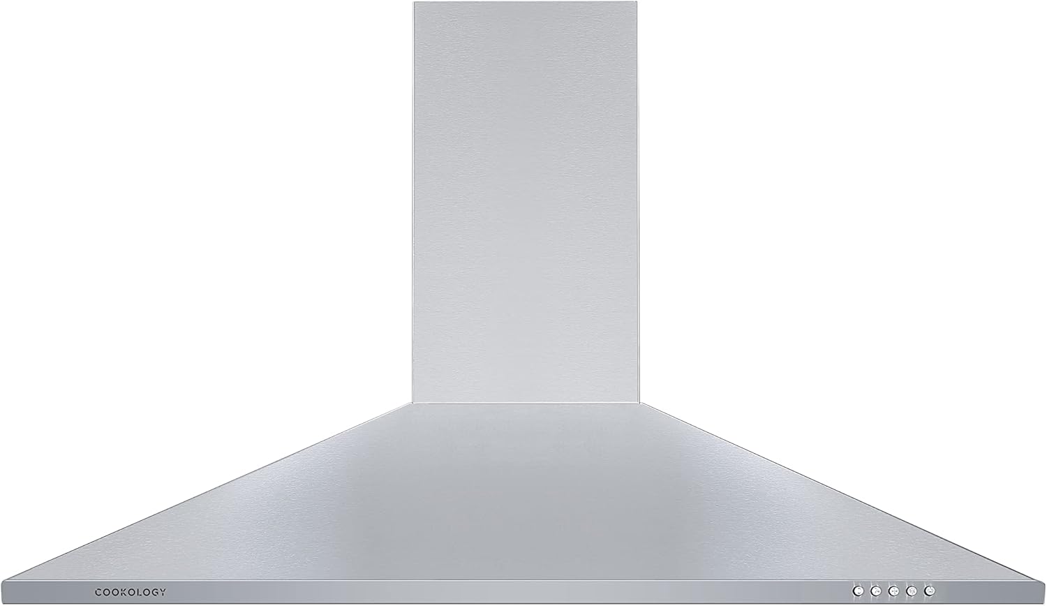 Cookology CH900SS/A 90cm Chimney Cooker Hood Extractor Fan, Energy A Rated, 3 Speed 450m3/hour, LED Lights, Wall Mount Range Hood - in Stainless Steel