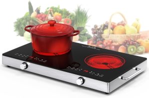 VBGK 2 Ring Electric Hob with Handl...