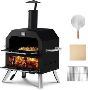 Wood Fired 2-Layer Pizza Oven, Outs...