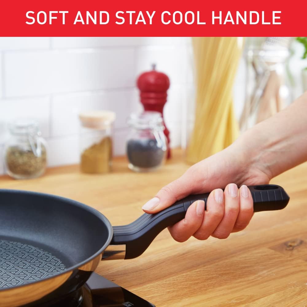 Tefal Comfort Max 3 Peice Stainless Steel Set, Durable Cookware for Healthy Cooking, Induction Compatible, Ergonomic Stay-Cool Handle, C973S344 - Image 6