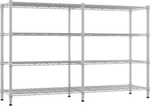 Himimi 4 Tier Heavy Duty Metal Shel...