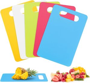 5Pcs Flexible Plastic Cutting Board...