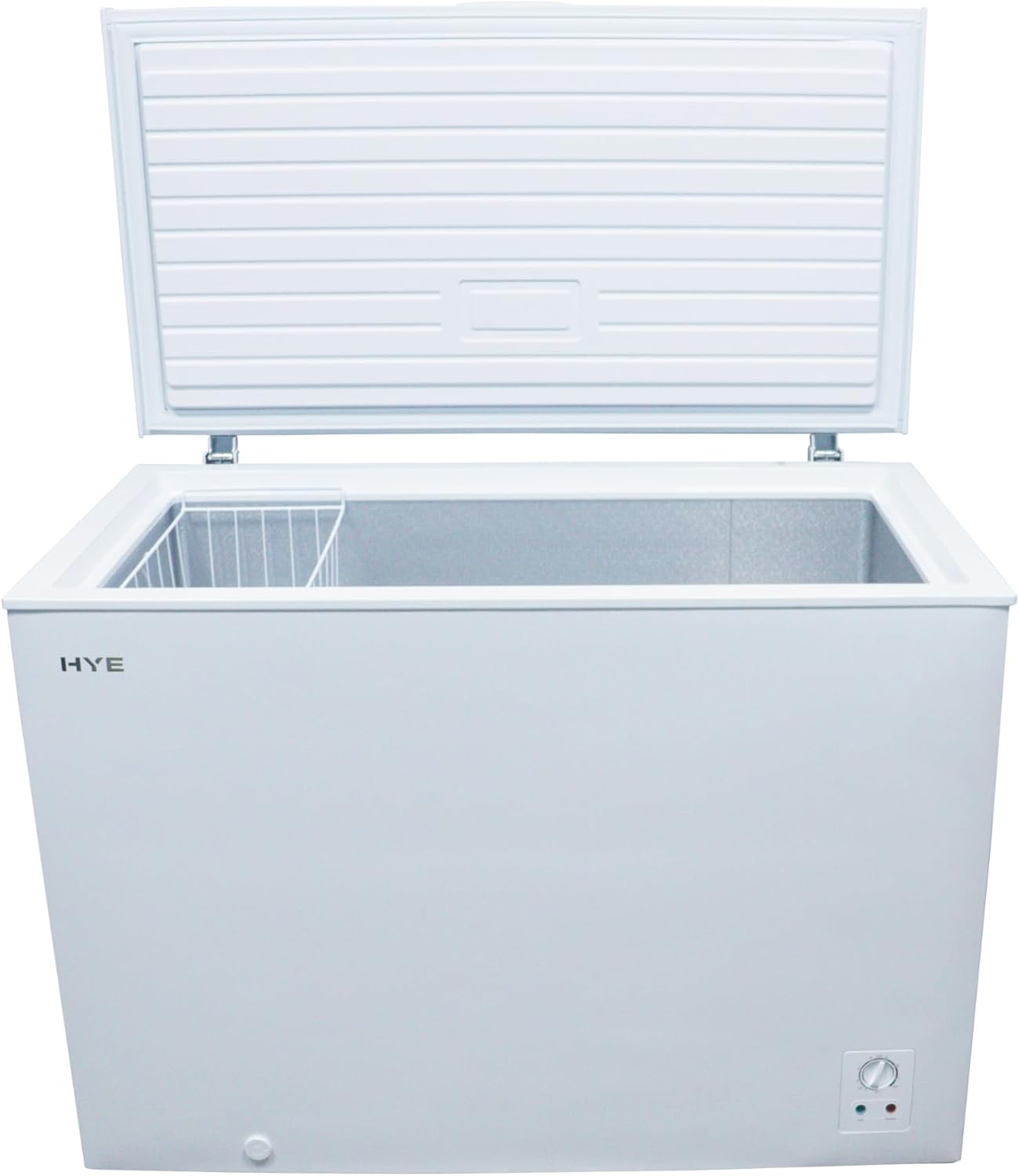 HYE Chest Freezer - 299L Freezer, Quiet 41 dB Operation, Mechanical Temperature Control, Freestanding Design, White, Perfect For Utility Rooms, Garages & Outbuildings - RF01CF299W24 - Image 3