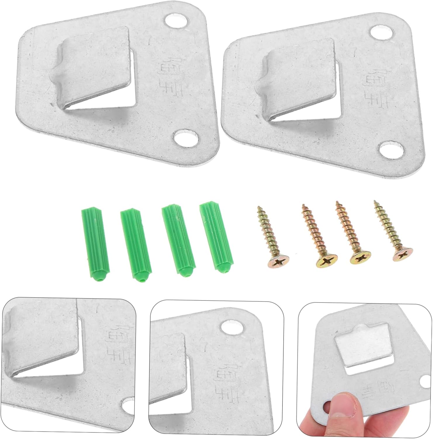 Range Hood Wall Mount Bracket Stainless Steel Side Suction Range Hood Support Heavy Duty Hanging Hook Fixing Hanger for Universal Installation - Image 7