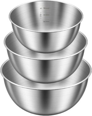 Stainless Steel Mixing Bowls Set,3 ...