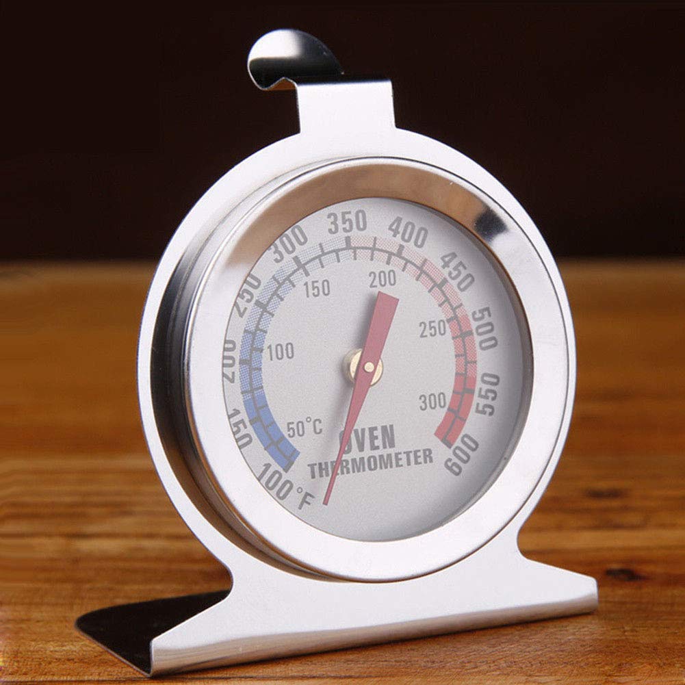 Stainless Steel Dial Oven Thermometer - Pack of 2, Portable Food Cooking & Baking Temperature 50-300℃ Measurement Range for Home Kitchen - Image 6