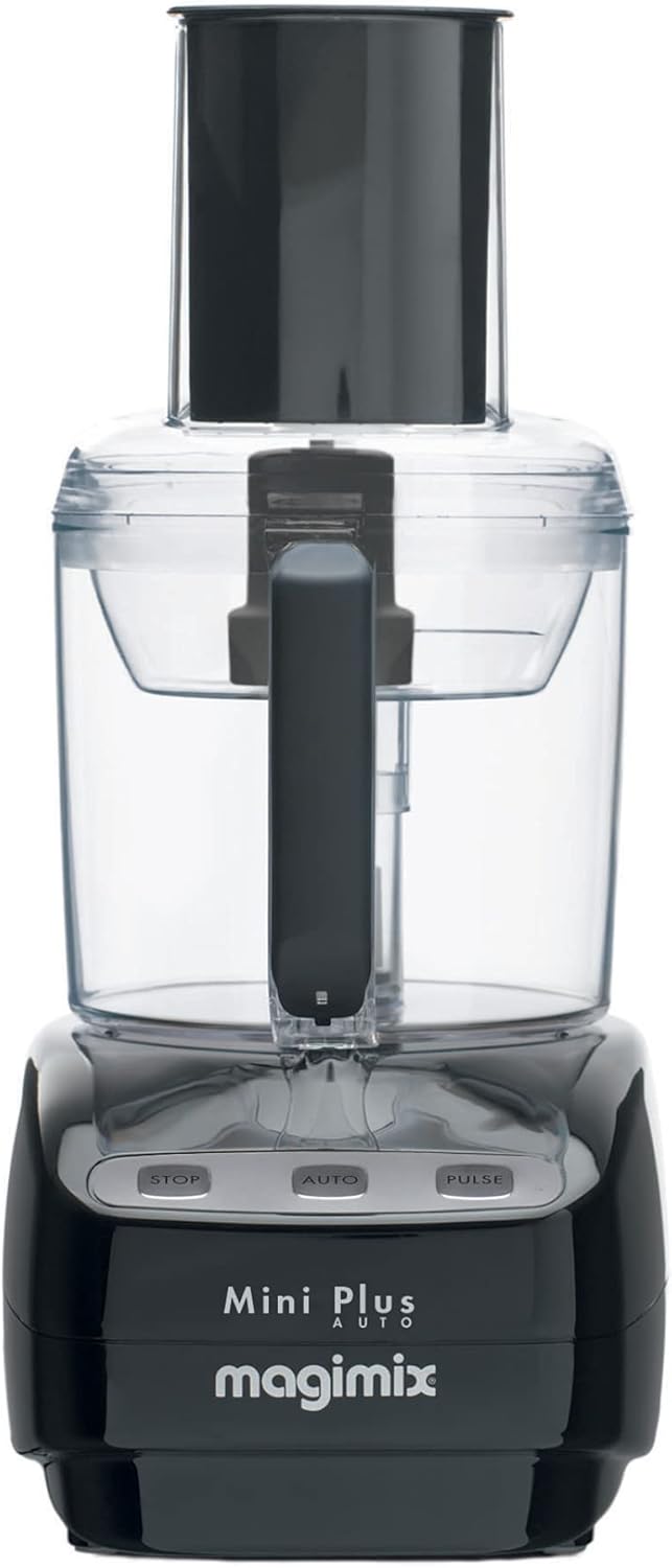 Magimix Le Mini Plus Food Processor - Multifunctional Food Preparation, 1.7L BPA-Free Bowl, Professional Quality Ultra-Sharp Blades, Quiet Energy Efficient 400W Motor With 30 Year Guarantee - Black