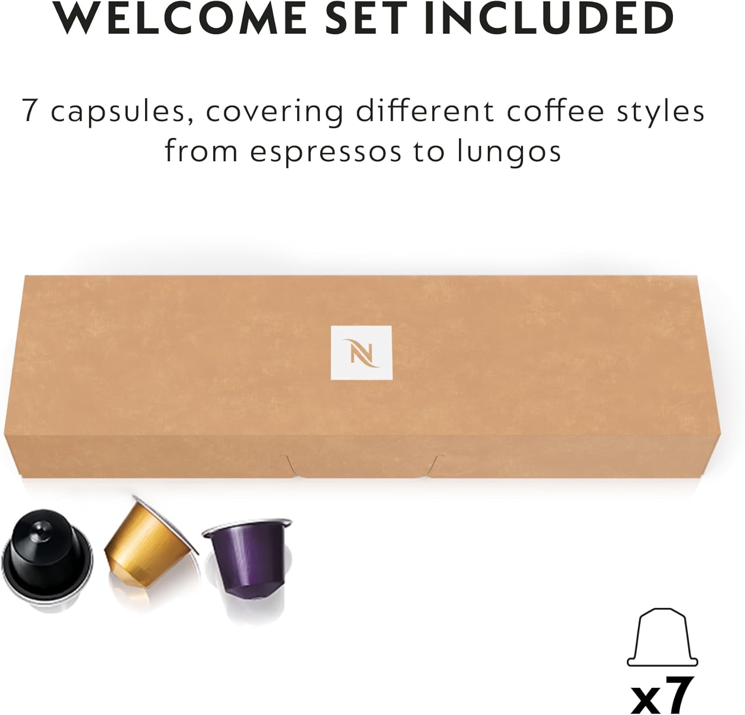 Nespresso Citiz Coffee Machine with Aeroccino Milk Frother by De'Longhi for Original Coffee Pods, Latte, Cappuccino, Espresso, Starter Capsule Set Included, EN267.WAE, White - Image 6