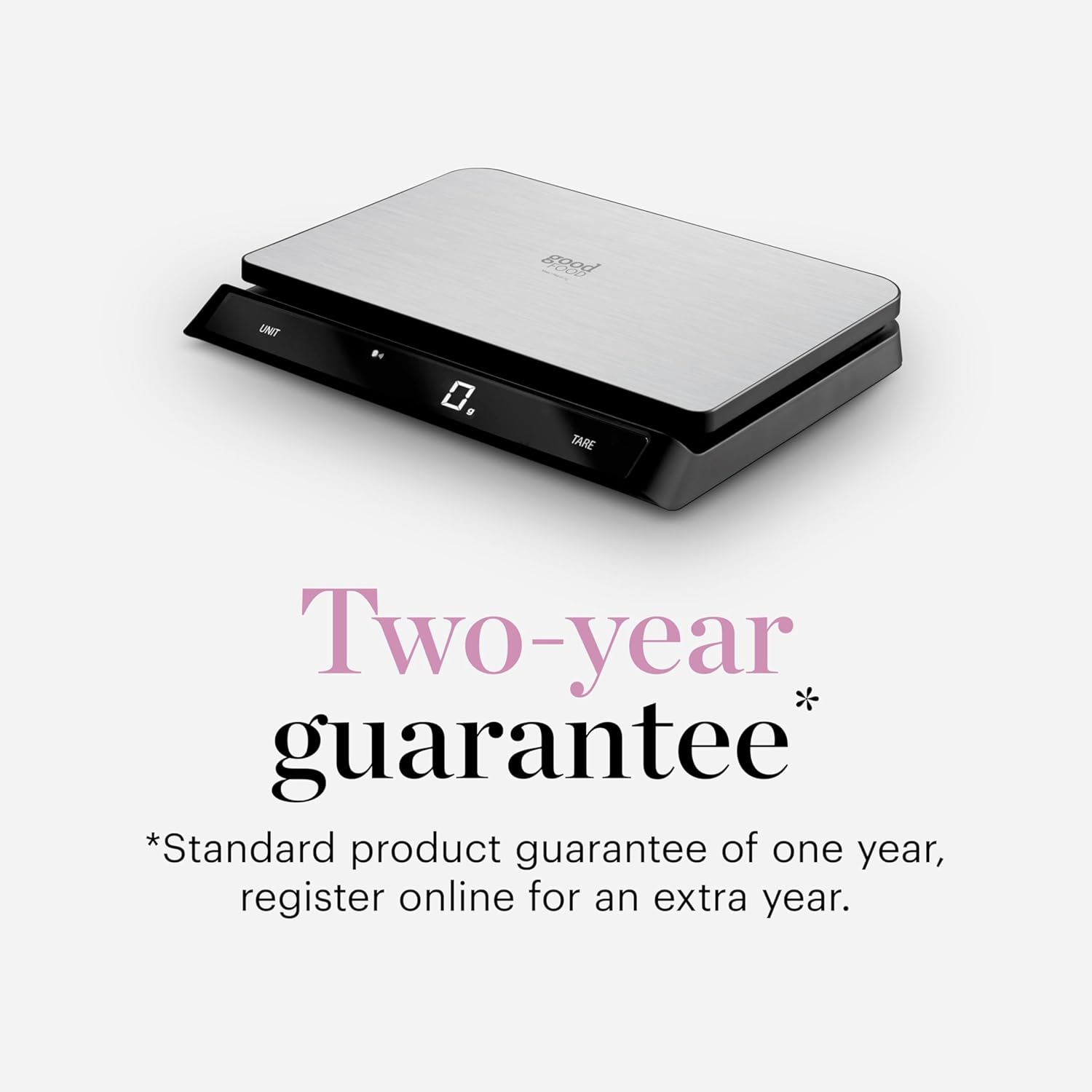 GF876009 Good Food in partnership with Tower Digital Intelli Kitchen Scale, Voice Control, LED Display, USB Rechargeable, 15kg Capacity, Black & Stainless Steel, 19.45 - Image 7