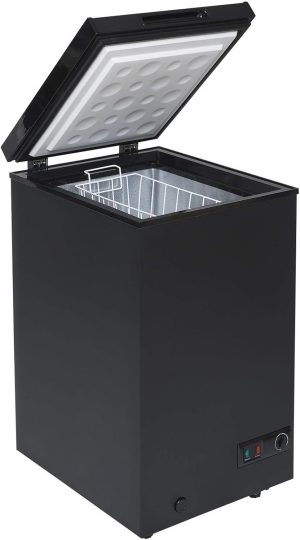 SIA CHF100BL Black Chest Freezer wi...