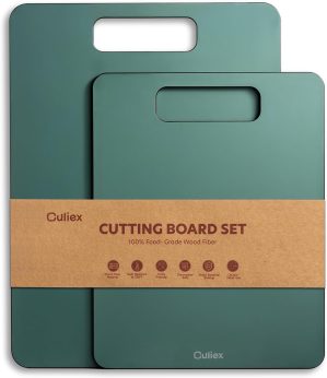 Wood Fiber Chopping Board Set of 2,...