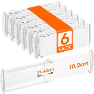 Lifewit 6 Pack 4″ High Drawer...