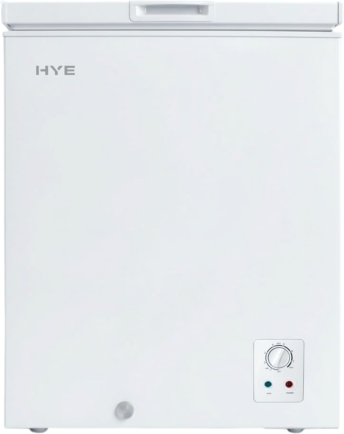 Chest Freezer - 139L Freezer, Quiet 42 dB Operation, Mechanical Temperature Control, Freestanding Design, White, Suitable for Kitchens, Garages & Utility Rooms - RF01CF139W24