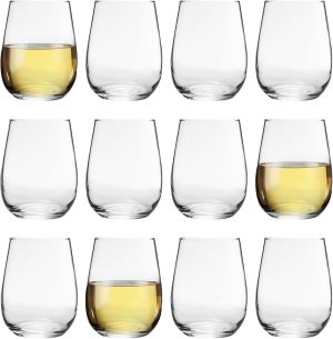 LAV 12x Clear 360ml Gaia Stemless W...