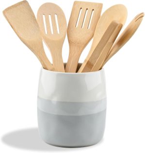 Ceramic Kitchen Utensil Holder, Coo...