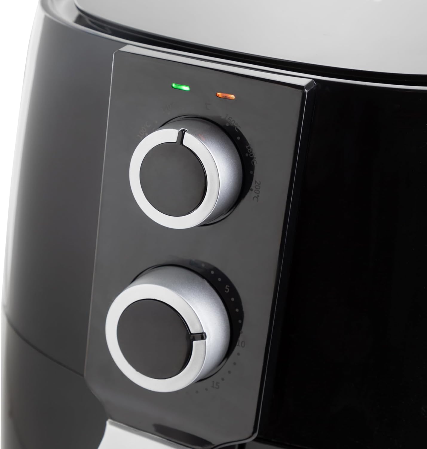 Vitinni 3.8L Air Fryer, Small and Compact, Easy to Control Manual Air Fryer, Perfect for Smaller Kitchens and Caravans, Rapid Circulation Reaching 200 Degrees Celsius, 30 Minute Timer - Image 8