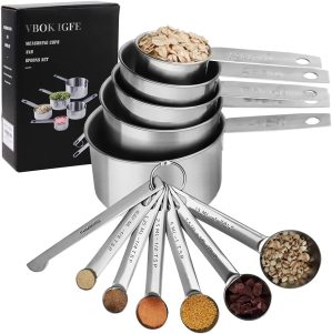 Measuring Cups & Spoons Set of...