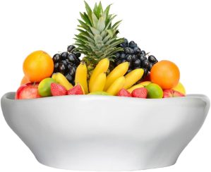 32cm Large Fruit Bowl,White Porcela...