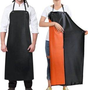 45.27″ Waterproof Aprons,Blac...