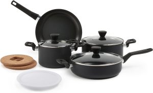 Amazon Basics 10 -Piece Hard Anodiz...
