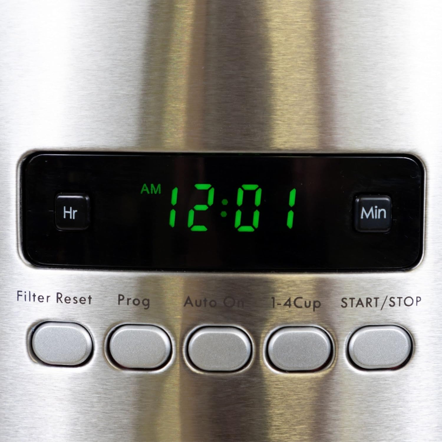 Kenmore Filter Coffee Machines 12-Cup Drip Coffee Makers with 1.8L Glass Pot for Ground Coffee Digital Display Programmable Timer Reusable Filter Auto Shut Off Warming Plate Kitchen Appliances Black - Image 5