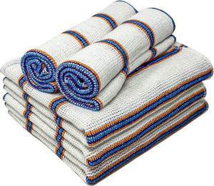 Towelogy® 5 Pack Cotton Dish Cloth...
