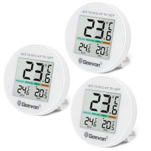 Geevon Fridge Thermometer, Mini Dig...
