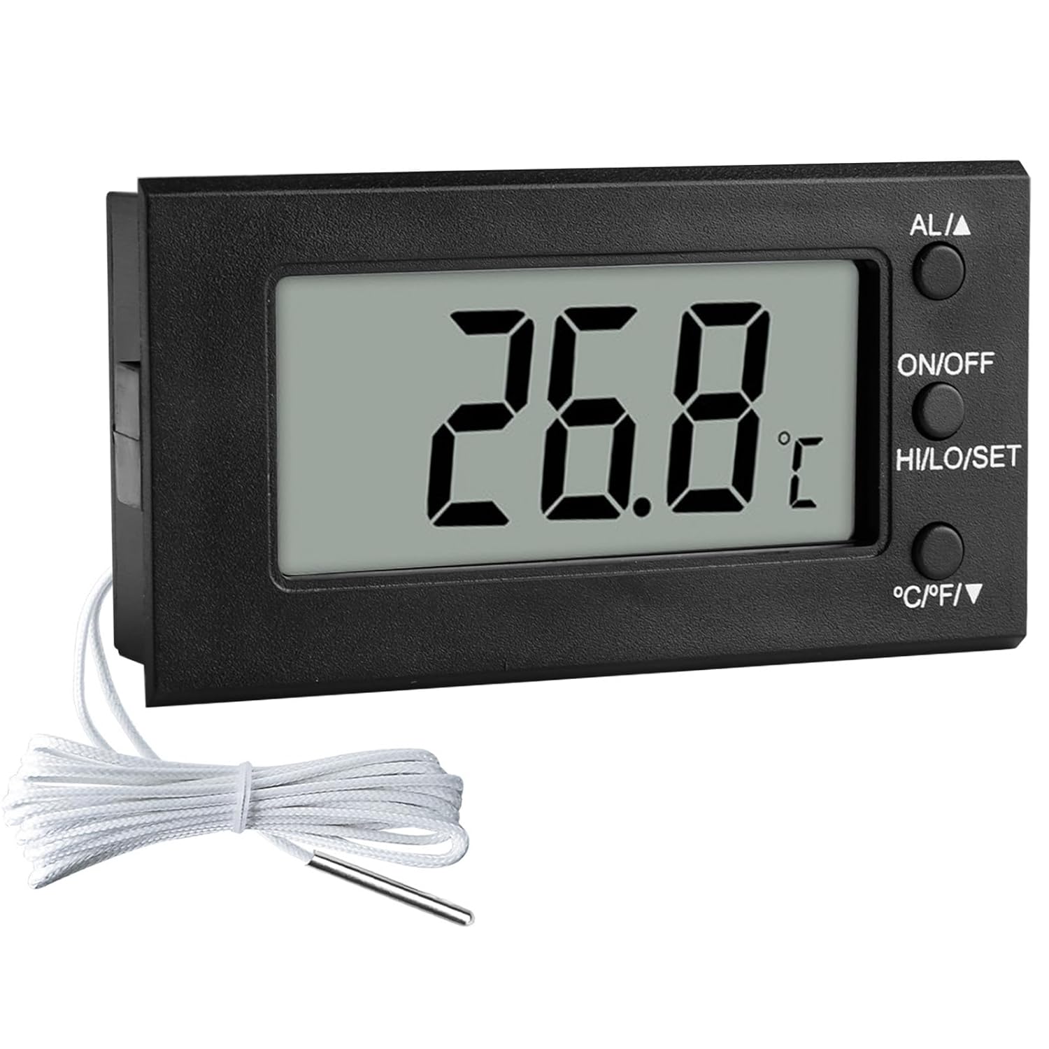 Oven Thermometer Digital 300°C Heat Resistant Temperature Probe for Baking, BBQ, Frying, Meat, Oil & Milk, Instant Read with Timer Alarm, Waterproof LCD Display - Image 7