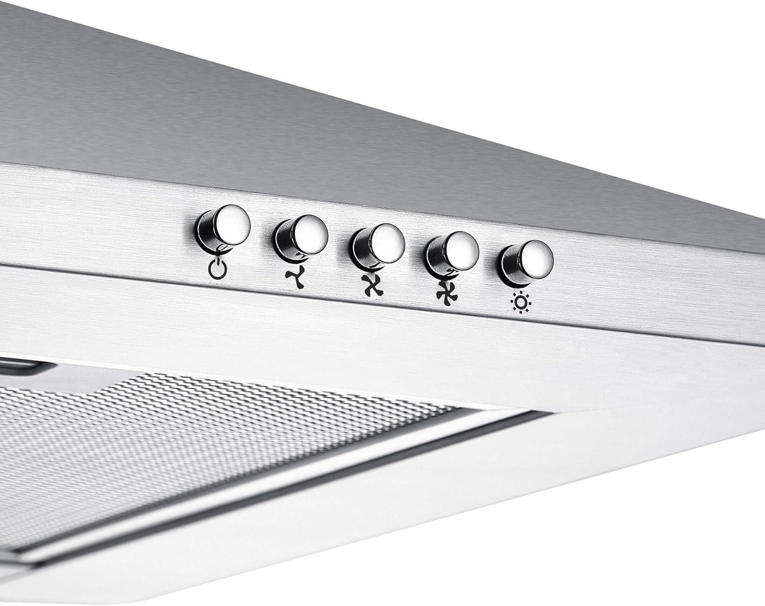 CIARRA CAS6201A Cooker Hood 60cm Stainless Steel Chimney Range Hood 600mm Recirculating Duct Kitchen Ventilation Extractor Fan - Image 2