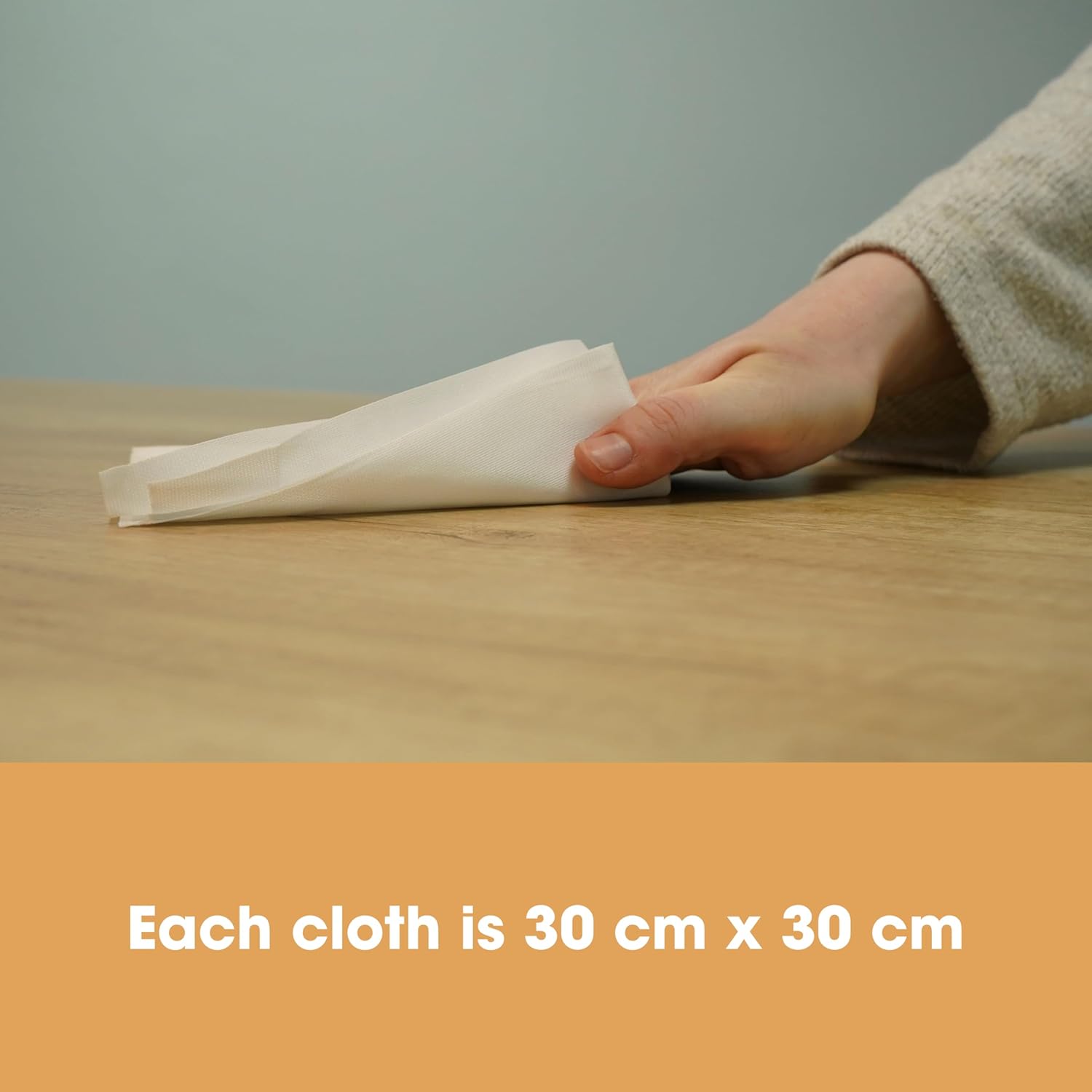 Furniture Clinic 6 Pack Of Lint Free Cleaning Cloths - 6 Cleaning Cloths For Cleaning, Oiling Wooden Furniture, Applying Wood Waxes & More - Image 6