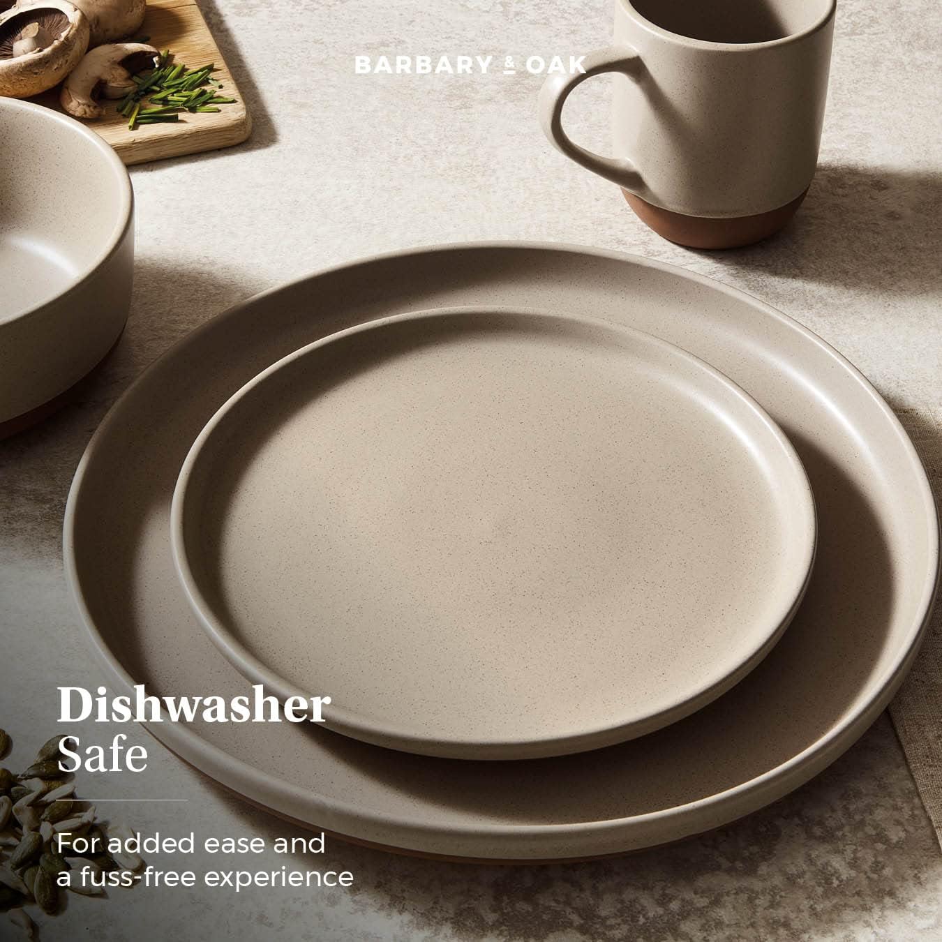 Barbary & Oak BO867014STN Verona 16-Piece Dinnerware Set, Crafted In Terracotta, Stone - Image 5