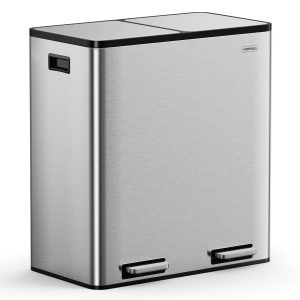 VonHaus Kitchen Bin, 60L Double Rec...