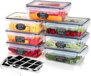 7 x 840ml Airtight Food Containers ...