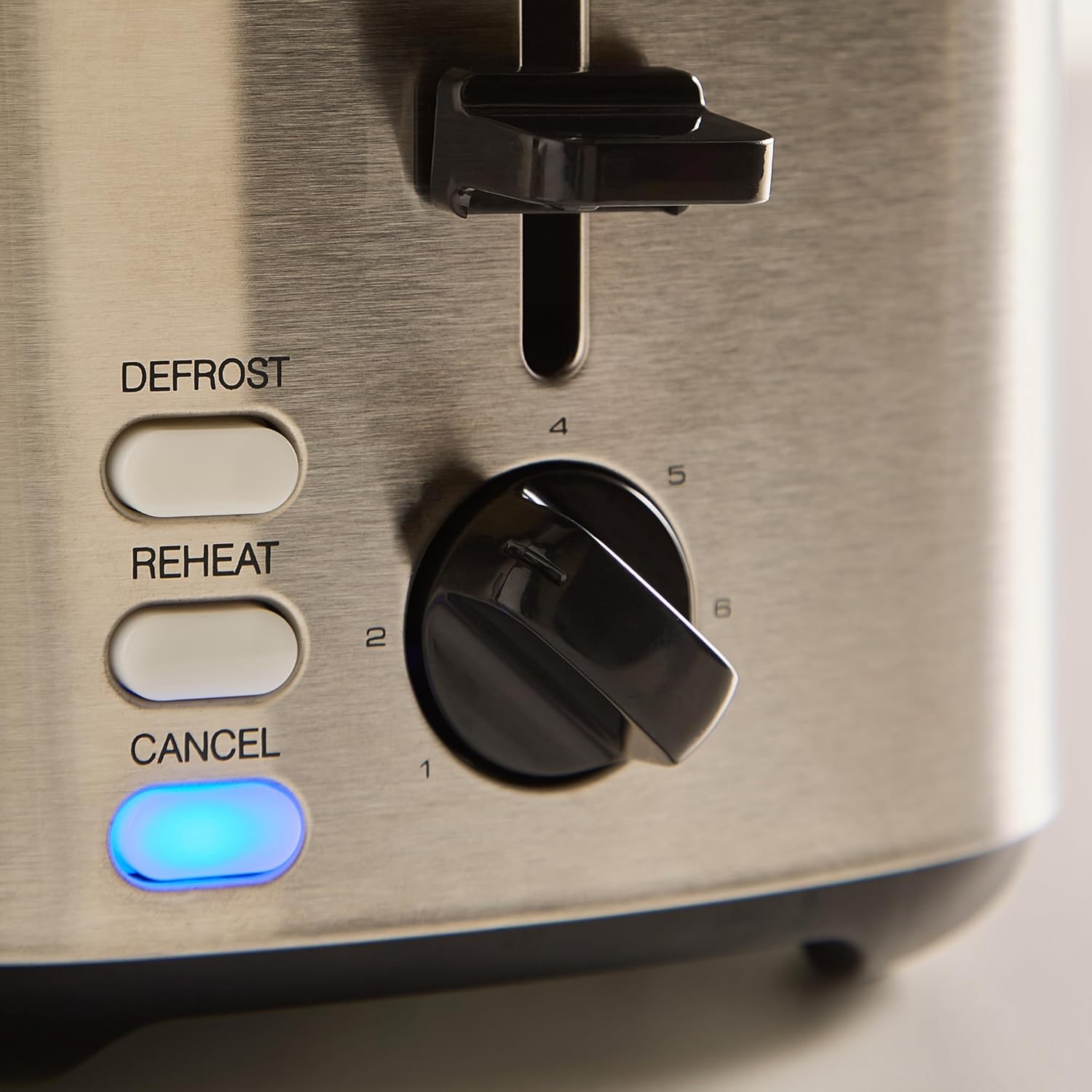 Morphy Richards Equip 2 Slice Toaster, Defrost and Reheat, Browning Controls, Variable Wide Slots, Removable Crumb Tray, 800W, Stainless Steel, 222067, Brushed - Image 3