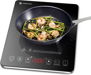 AMZCHEF Single Induction Cooker, Ul...