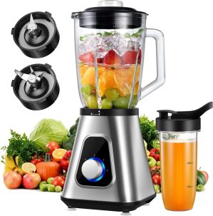 GDOR 1200W Smoothie Blender 2 in 1 ...