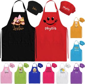 YanNanKe Personalised Aprons for Ki...