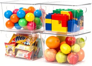 Fridge Organiser, Stackable Clear F...