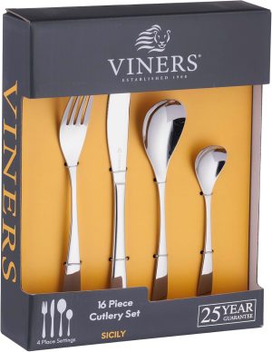 Viners Sicily 16 Piece Cutlery Set ...